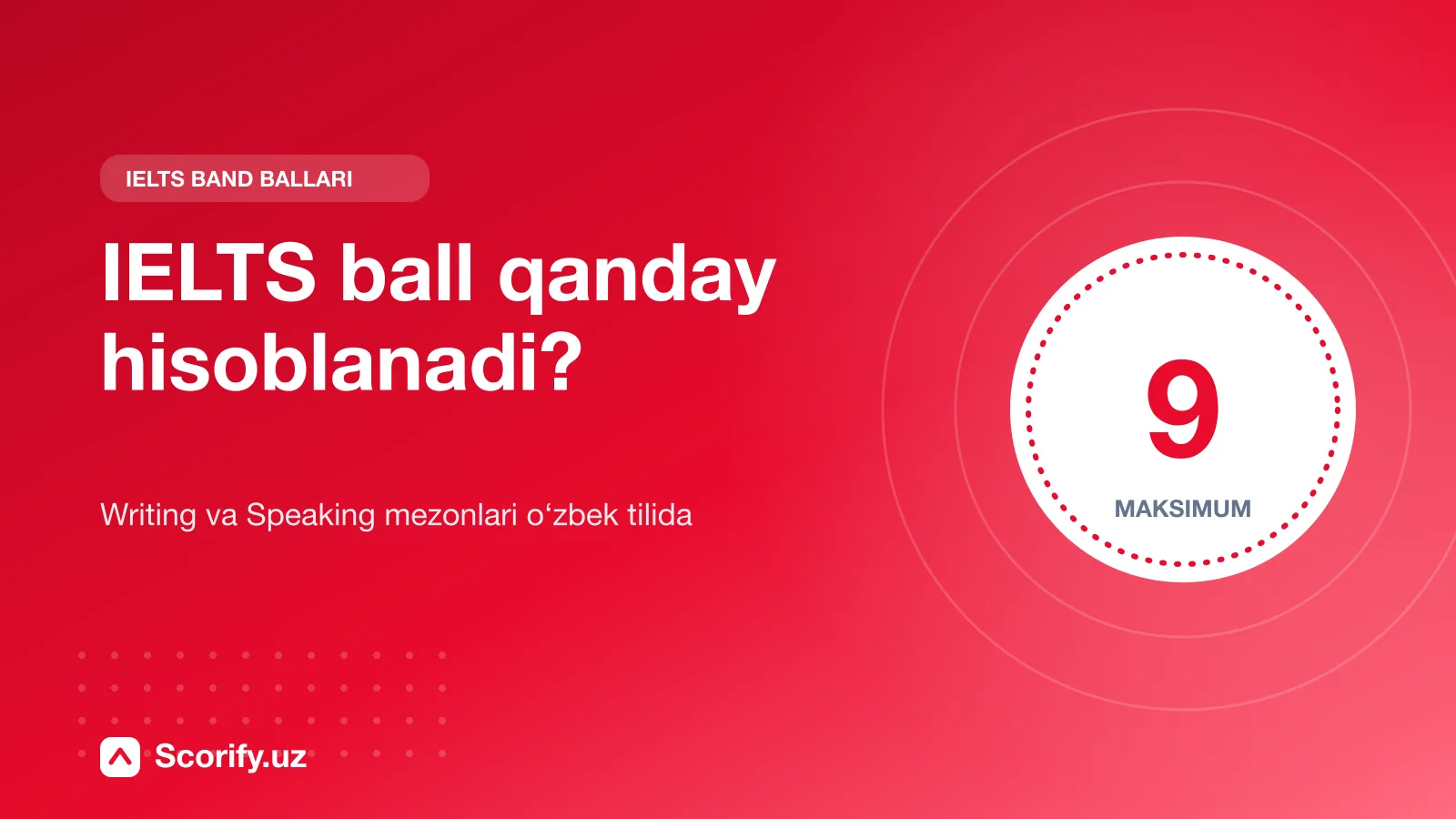 Muqova: IELTS ball qanday hisoblanadi